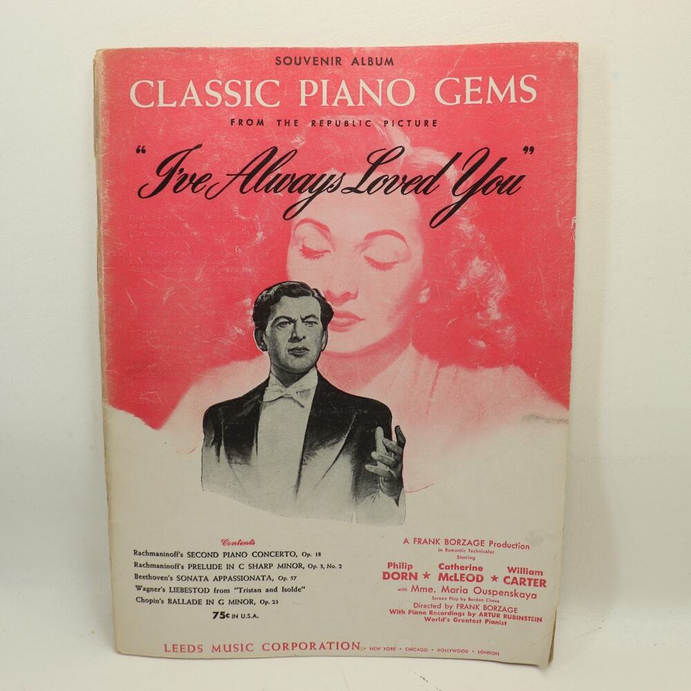 Classic Piano Gems Souvenir Collection I’ve Always Loved You Songbook